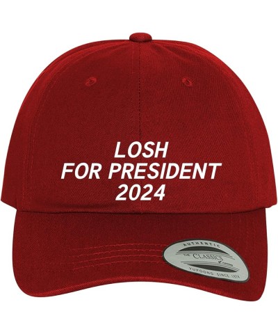 Losh for President 2024 - Comfortable Dad Hat Baseball Cap Red $13.69 Baseball Caps