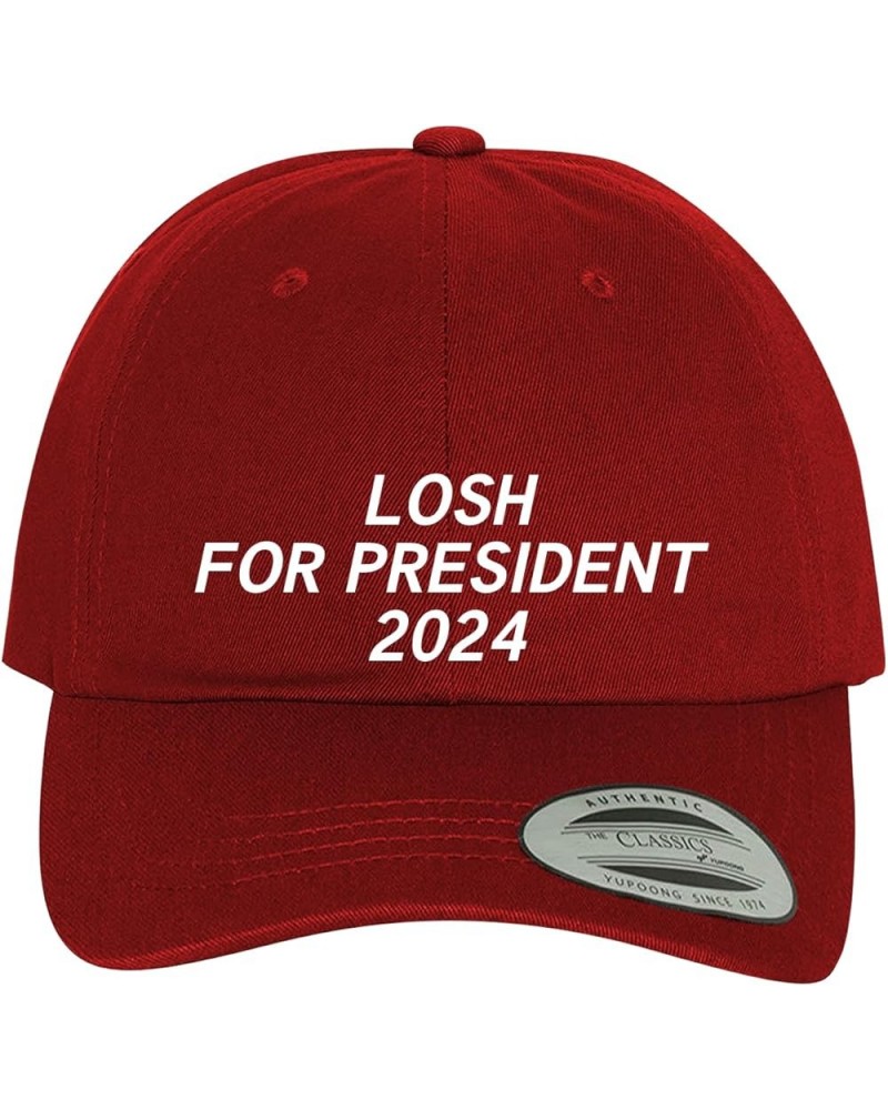 Losh for President 2024 - Comfortable Dad Hat Baseball Cap Red $13.69 Baseball Caps