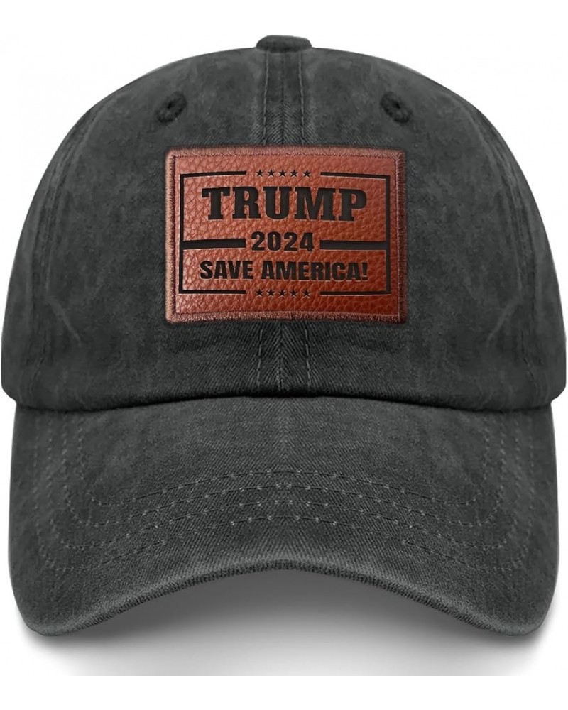 Trump 2024 Save America Baseball Hat Vintage Hiking Cap Gifts for Her Who Like Engraved,Golf Hats Suitable Allblack $10.10 Ba...