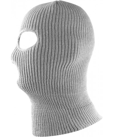 Knit Sew Acrylic Outdoor Full Face Cover Thermal Ski Mask One Size Fits Most Grey $7.14 Balaclavas