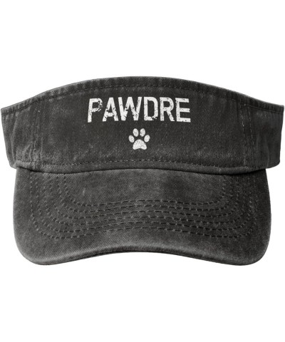 Pawdre Sport Sun Visor Hats for Men & Women Adjustable Empty Top Baseball Cap Sunscreen Visor Caps,Black Black $12.02 Visors