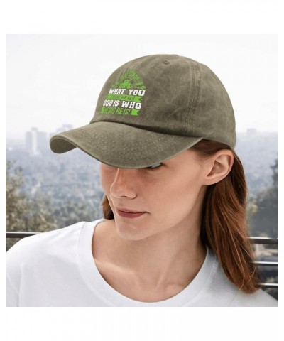 god is not wwhat You Think he is Sun hat Womens mesh hat Hiking hat Women Gifts for Her Beach Cap Pigment Khaki $10.50 Sun Hats