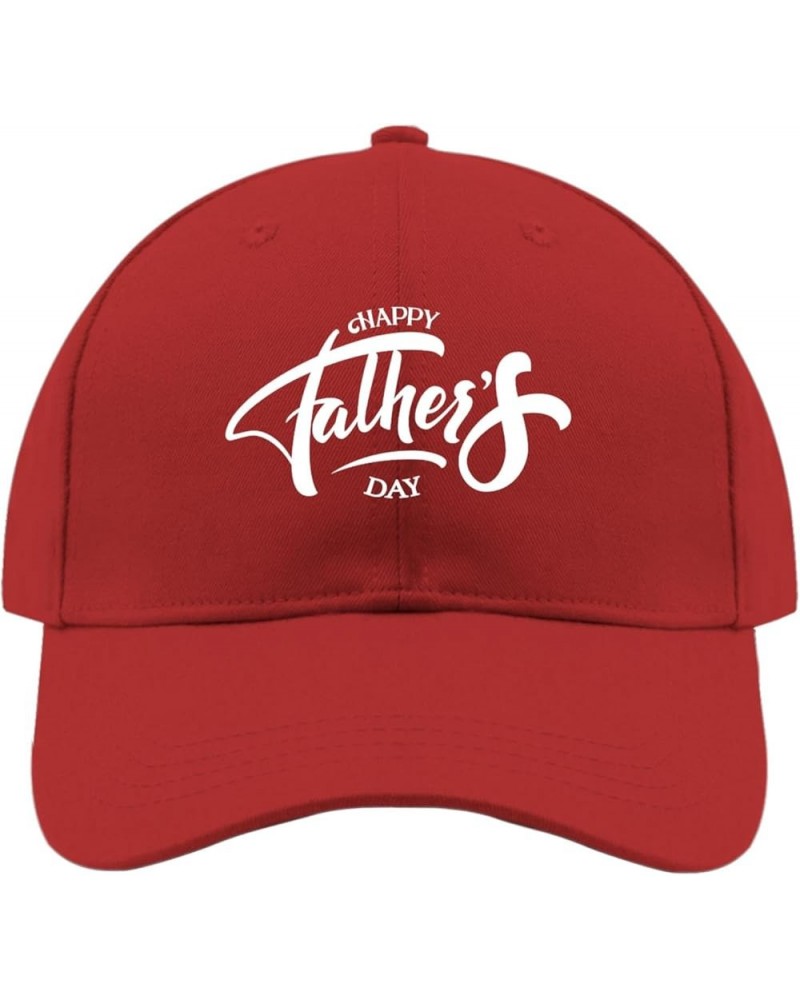 Fathers Day hat mom hat Black hat Gifts for Her Cycling Hat Red $10.37 Baseball Caps