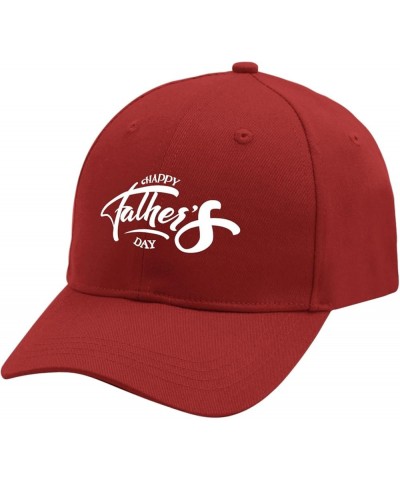 Fathers Day hat mom hat Black hat Gifts for Her Cycling Hat Red $10.37 Baseball Caps