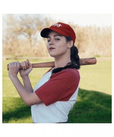 Fathers Day hat mom hat Black hat Gifts for Her Cycling Hat Red $10.37 Baseball Caps