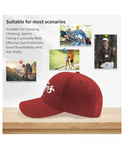 Fathers Day hat mom hat Black hat Gifts for Her Cycling Hat Red $10.37 Baseball Caps