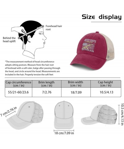 Trucker Hat for Women Veterans Day Golf Hats for Men Running Cap Breathable Sun Hats Rose Red02 $11.19 Sun Hats