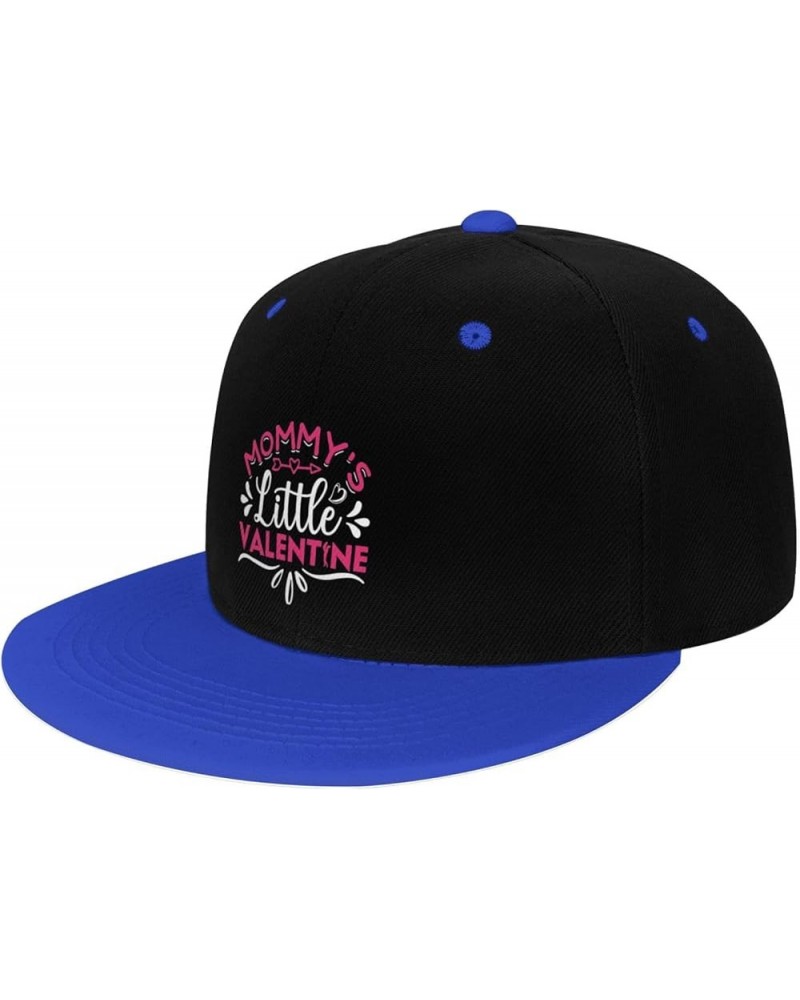 Mommy s Little Valentine Snapback Hat for Men Women Baseball Cap Trucker Flat Bill Hats Dad Caps Blue $10.42 Baseball Caps