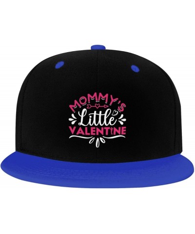 Mommy s Little Valentine Snapback Hat for Men Women Baseball Cap Trucker Flat Bill Hats Dad Caps Blue $10.42 Baseball Caps