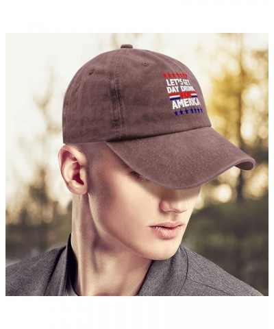 Womens Baseball Hat Presidents Day Funny Caps for Men Sports Hat Breathable Sun Hat Wine Red $10.44 Visors