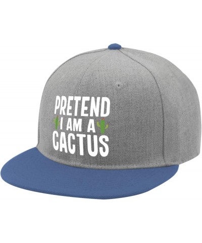 Pretend a Cactus Baseball Cap Funny hat blue03 Womens Beach hat Gifts for Men Outdoor Hats Blue03 $9.60 Baseball Caps