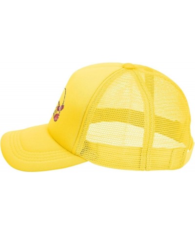 Nurse Life Baseball Cap for Men Women Adjustable Mesh Trucker Hat Black Yellow $9.23 Baseball Caps