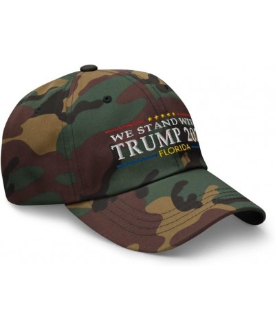 Florida for Trump 2024 Hat :: RAF Collection Green Camo $20.15 Baseball Caps