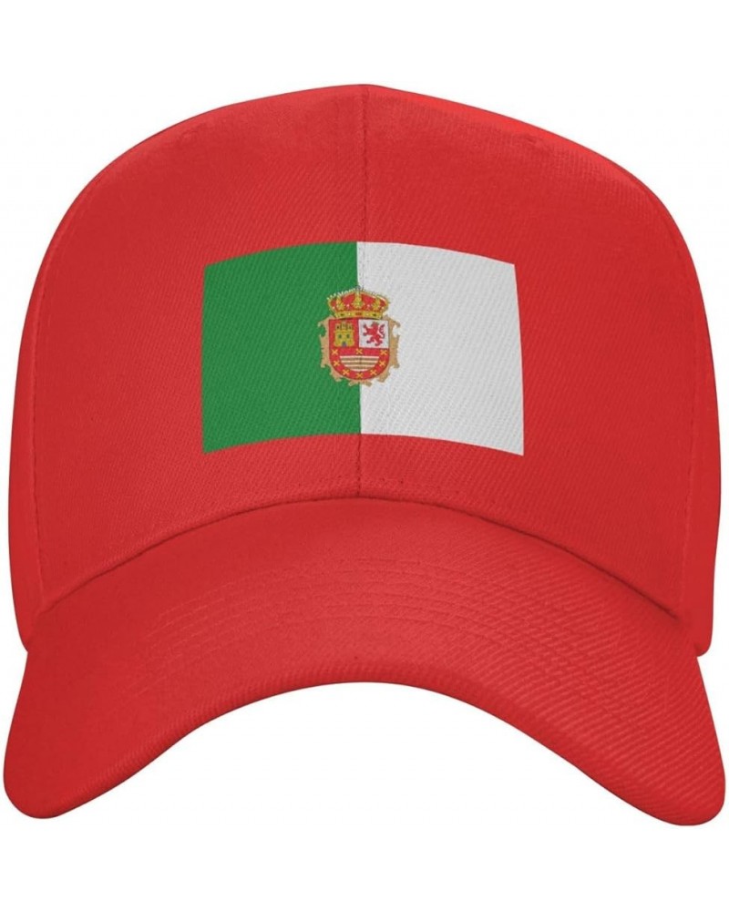 Flag of Fuerteventura Baseball Cap for Men Women Hat Adjustable Truck Driver Baseball Caps Dad Hats Red $11.25 Baseball Caps