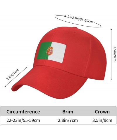 Flag of Fuerteventura Baseball Cap for Men Women Hat Adjustable Truck Driver Baseball Caps Dad Hats Red $11.25 Baseball Caps