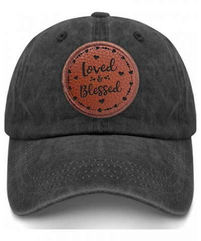 Loved and Blessed Baseball Hat Vintage Summer Hat Gifts for Girlfriends Who Like Engraved,Outdoor Hats Suitable for Outdoor A...