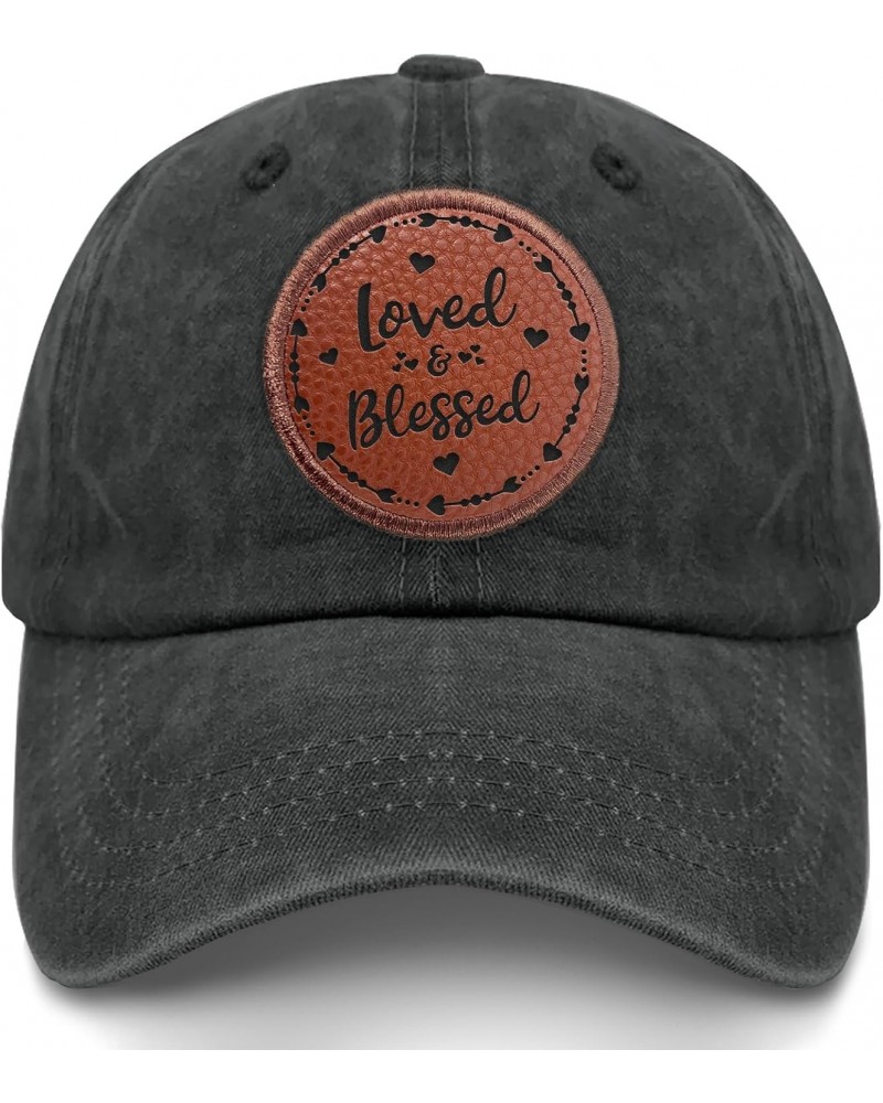 Loved and Blessed Baseball Hat Vintage Summer Hat Gifts for Girlfriends Who Like Engraved,Outdoor Hats Suitable for Outdoor A...