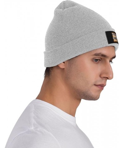 The Best Father in The Galaxy Beanie Hat for Men Women Soft Cozy Skull Cap Winter Warm Knit Hats Gray $12.97 Skullies & Beanies