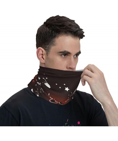 Neck Balaclava For Adults Multipurpose Dust Wind Sun Protection Face Mask Durable Bandana Happy New Year 3 $10.37 Balaclavas