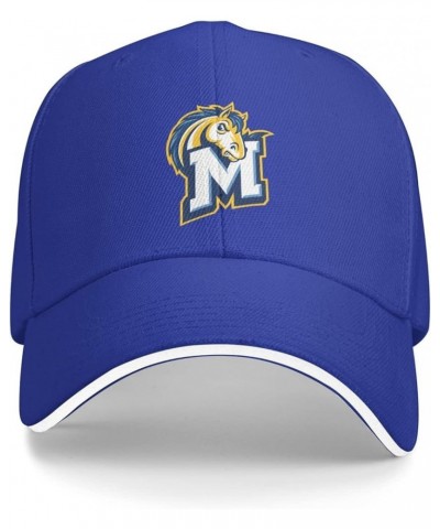 Medaille College Logo Sandwich Cap Unisex Classic Baseball Capunisex Adjustable Casquette Dad Hat Blue $14.39 Baseball Caps