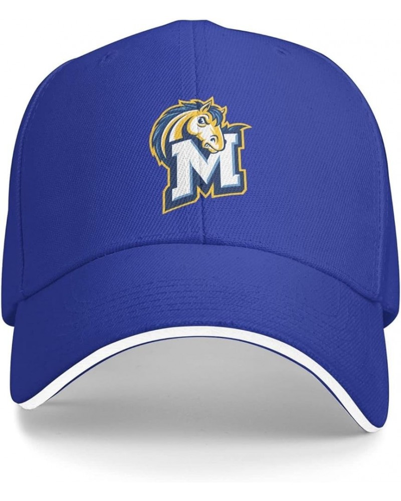 Medaille College Logo Sandwich Cap Unisex Classic Baseball Capunisex Adjustable Casquette Dad Hat Blue $14.39 Baseball Caps