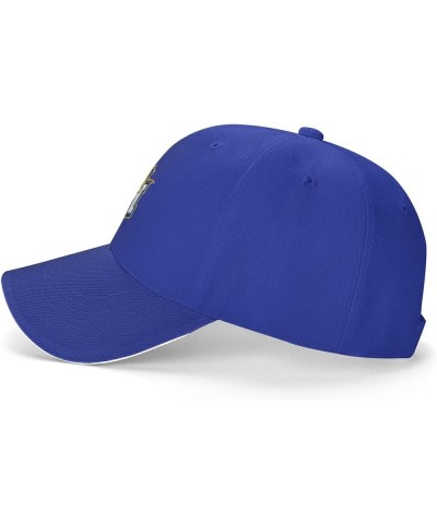 Medaille College Logo Sandwich Cap Unisex Classic Baseball Capunisex Adjustable Casquette Dad Hat Blue $14.39 Baseball Caps