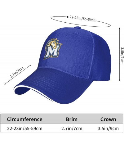 Medaille College Logo Sandwich Cap Unisex Classic Baseball Capunisex Adjustable Casquette Dad Hat Blue $14.39 Baseball Caps