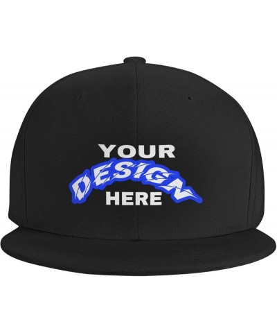 Custom Cap Add Your Design,Custom Logo Hats,Custom Hat Design Your Own Classic Mens Womens Trucker Hats Black-3 $9.25 Basebal...