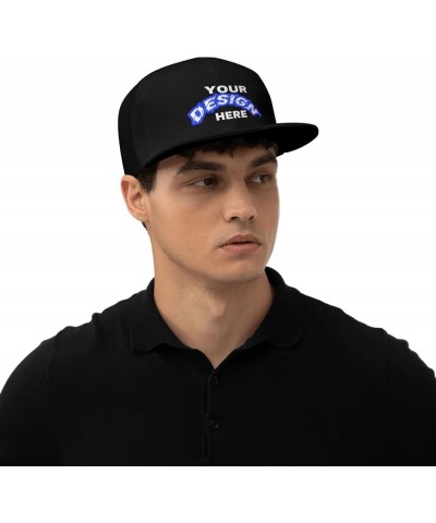 Custom Cap Add Your Design,Custom Logo Hats,Custom Hat Design Your Own Classic Mens Womens Trucker Hats Black-3 $9.25 Basebal...