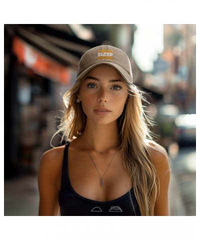 I Need Sleep Coffee Baseball Cap Women Men Mesh Back Hats Vintage Cowboy Hat Dad Caps Natural $11.12 Cowboy Hats