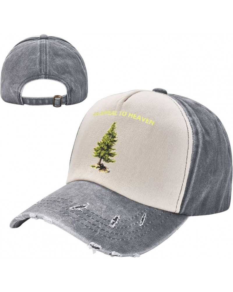 an-Appeal-to-Heaven-Pine-Tree Baseball Cap Adult Adjustable Casual Duck Tongue Hat Golf Caps Trucker Hats Gray $9.90 Baseball...