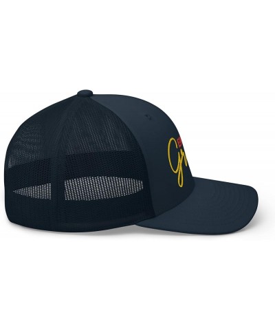 Embrace Grace Embroidered Trucker Hat Cap, Grace of God, Christian Jesus Scripture Navy $22.20 Baseball Caps