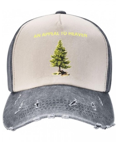 an-Appeal-to-Heaven-Pine-Tree Baseball Cap Adult Adjustable Casual Duck Tongue Hat Golf Caps Trucker Hats Gray $9.90 Baseball...