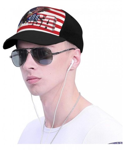 American Eagle Hat Adjustable Funny Fashion Cap for Men Women Black1 $12.83 Baseball Caps