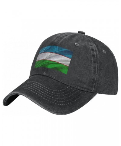 Uzbekistan Flag Vintage Cowboy Baseball Cap Denim Hat Classic Adjustable6 $9.82 Baseball Caps