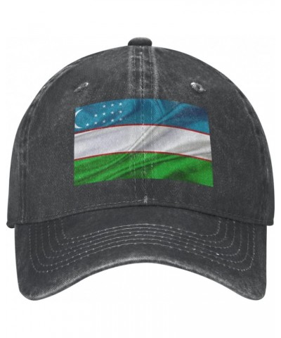 Uzbekistan Flag Vintage Cowboy Baseball Cap Denim Hat Classic Adjustable6 $9.82 Baseball Caps