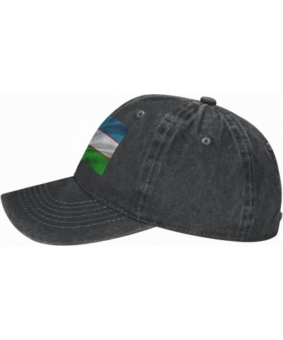 Uzbekistan Flag Vintage Cowboy Baseball Cap Denim Hat Classic Adjustable6 $9.82 Baseball Caps