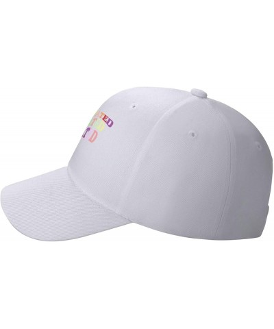 Unisex Baseball Cap Caffeinated Medicated Hydrated Vintage Dad Hat Adjustable Casquette Cap White $9.53 Baseball Caps