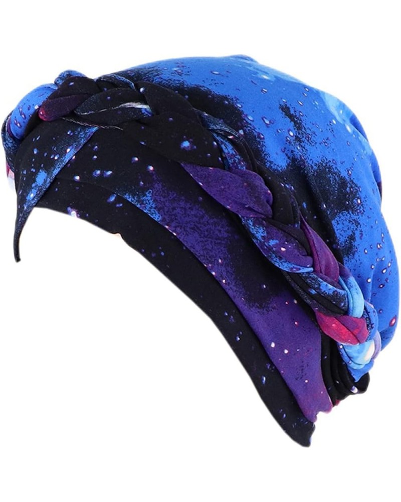 Hair Turbans for Women Trendy Women Baggy Slouchy Beanie Head Turban Wrap Pre-Tied Ethnic Headwear Braid Cap C $6.82 Skullies...