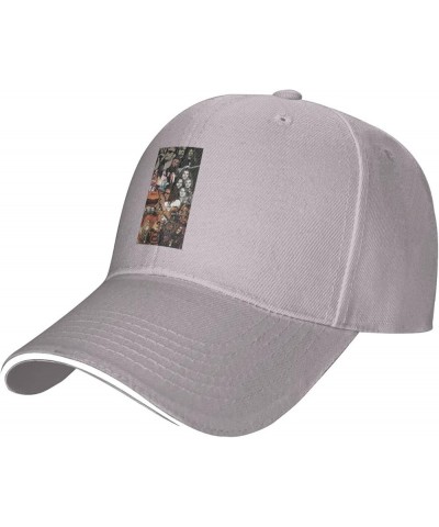 Baseball Cap for Ali.ce Cha.ins Hat Man's Lovely Cap Polo Style Hat Adjustable Outdoor Unisex Cap Gray $15.17 Baseball Caps