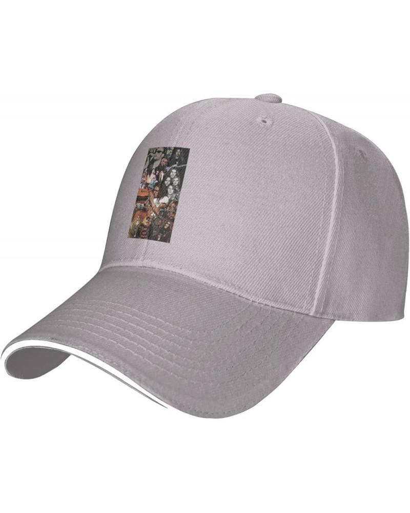 Baseball Cap for Ali.ce Cha.ins Hat Man's Lovely Cap Polo Style Hat Adjustable Outdoor Unisex Cap Gray $15.17 Baseball Caps