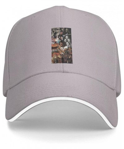 Baseball Cap for Ali.ce Cha.ins Hat Man's Lovely Cap Polo Style Hat Adjustable Outdoor Unisex Cap Gray $15.17 Baseball Caps