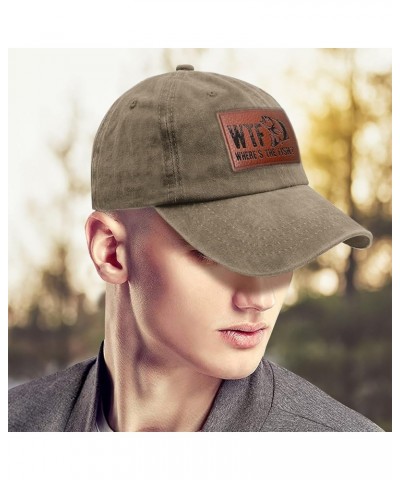 WTF Where's The Fish Dad Hat Trendy Baseball Caps Gifts for Girlfriends Who Like Engraved,Summer Hats Suitable for Pigment Kh...