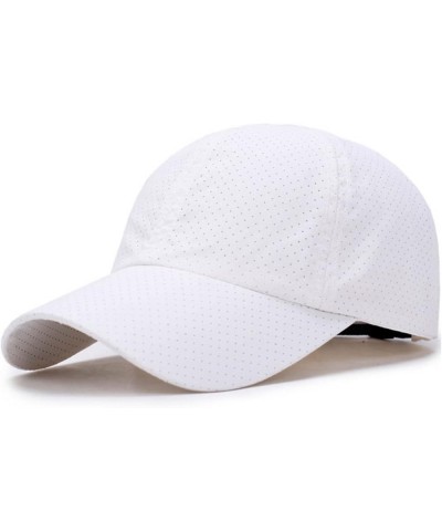 Baseball Cap for Men & Women, Breathable Mesh American Flag Trucker Hat, Adjustable Snapback Closure White $6.53 Baseball Caps