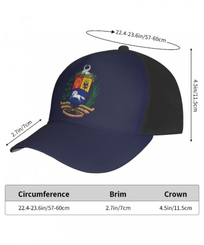 Coat of Arms of Venezuela Baseball Cap Adjustable Men Women Tucker Dad Hat Black $13.02 Baseball Caps