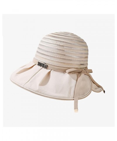 Sun Hats for Women,Hide Brim UPF 50+ Sun Protection Comfortable Womens Bucket Hat for Outdoor Travel White $9.89 Sun Hats