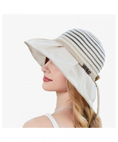 Sun Hats for Women,Hide Brim UPF 50+ Sun Protection Comfortable Womens Bucket Hat for Outdoor Travel White $9.89 Sun Hats