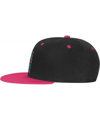 Just A Girl Who Loves Dog Baseball Cap for Men Women Snapback Hat Adjustable Flat Bill Hats Pink $10.63 Baseball Caps