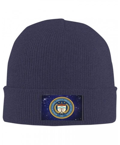 Us Bureau of Alcohol Tobacco and Firearms ATF Warm Knit Hat Cap Fashion for Men Women Navy Blue $9.90 Skullies & Beanies