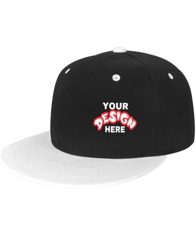 Custom Hat Add Your Custom,Custom Text Hats,Add Your Own Text and Design,Classic Mens Womens Trucker Hats White $9.45 Basebal...